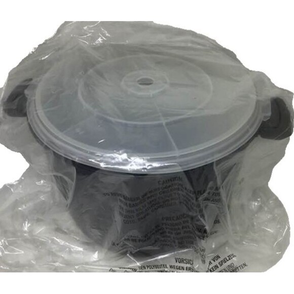 Pampered Chef Micro Cooker Set Microwave 1 2 3 quart Veg Rice Steamer Lids NEW - Picture 4 of 11